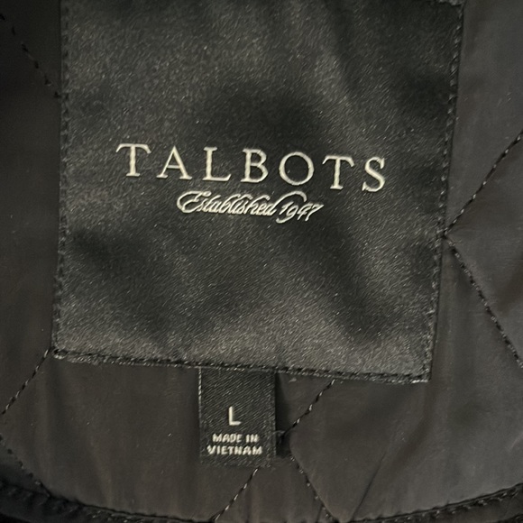 Talbots Quilted Snap Front Jacket Size L - Picture 2 of 9